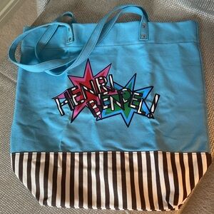 NWOT Henri Bendel Canvas Tote